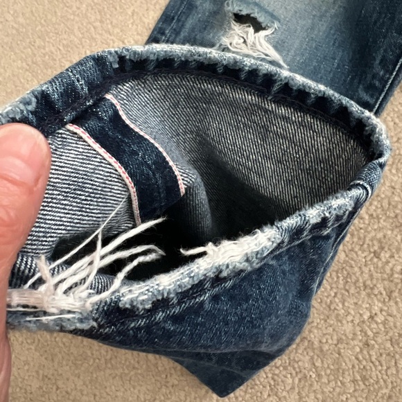 AG Men’s Matchbox Slim Straight Selvedge Jeans in 17 Years Psych Wash - Picture 8 of 11